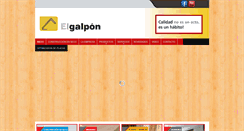 Desktop Screenshot of elgalponmaderas.com
