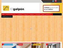 Tablet Screenshot of elgalponmaderas.com